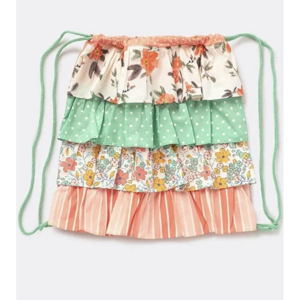Matilda Jane Girls Dream In the ruffles drawstring backpack‎ bag New